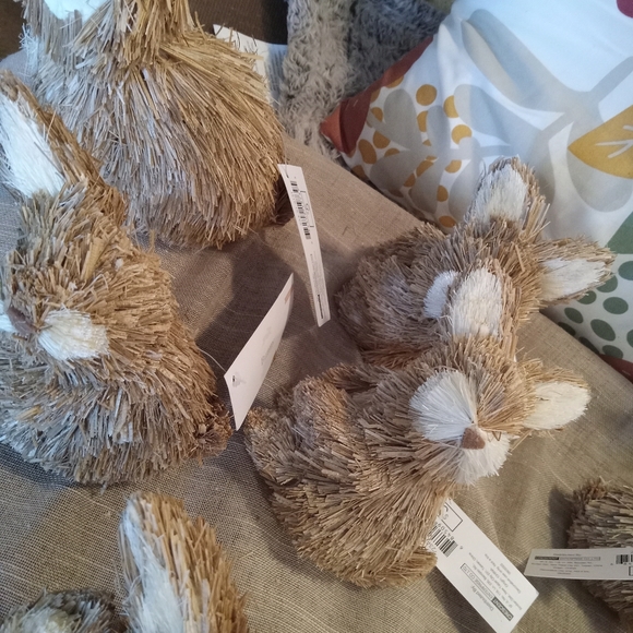 Decorative wicker bunnies, chick's, and ducks - Picture 2 of 10